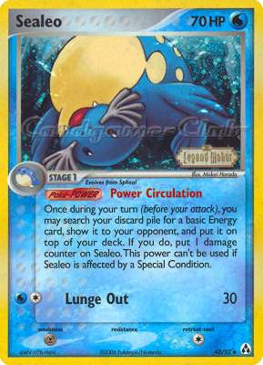 43 / 92 Sealeo non comune foil speciale (EN) -NEAR MINT-