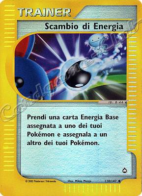 120 / 147 Scambio di Energia non comune foil reverse (IT) -NEAR MINT-