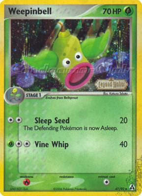 47 / 92 Weepinbell non comune foil speciale (EN) -NEAR MINT-