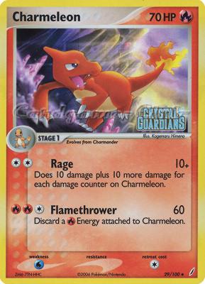 029 / 100 Charmeleon non comune foil speciale (EN) -NEAR MINT-