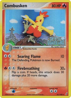 031 / 100 Combusken non comune foil speciale (EN) -NEAR MINT-