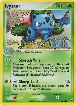 035 / 100 Ivysaur non comune foil speciale (EN) -NEAR MINT-