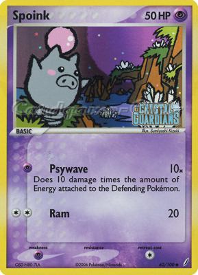 062 / 100 Spoink comune foil speciale (EN) -NEAR MINT-