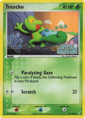 067 / 100 Treecko comune foil speciale (EN) -NEAR MINT-