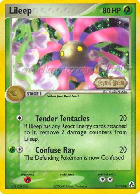 56 / 92 Lileep comune foil speciale (EN)  -PLAYED-