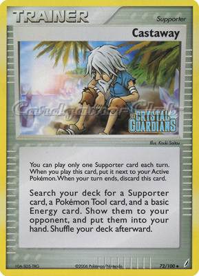 072 / 100 Castway non comune foil speciale (EN) -NEAR MINT-