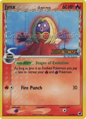 017 / 101 Jynx Delta Species rara foil speciale (EN) -NEAR MINT-