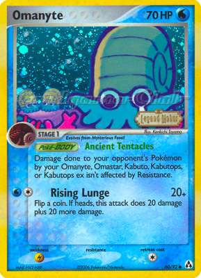 60 / 92 Omanyte comune foil speciale (EN) -NEAR MINT-