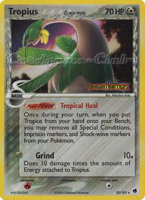 023 / 101 Tropius Delta Species rara foil speciale (EN) -NEAR MINT-