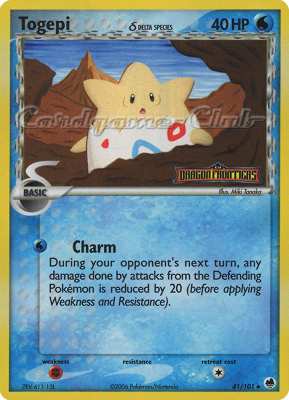 041 / 101 Togepi Delta Species non comune foil speciale (EN) -NEAR MINT-