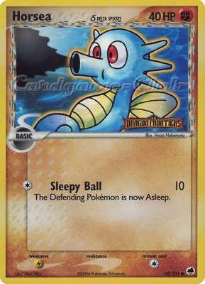 050 / 101 Horsea Delta Species comune foil speciale (EN) -NEAR MINT-