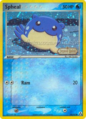 65 / 92 Spheal comune foil speciale (EN) -NEAR MINT-