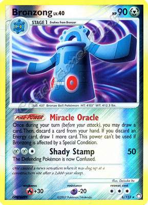 006 / 123 Bronzong LV.40 rara foil reverse (EN) -NEAR MINT-