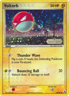68 / 92 Voltorb comune foil speciale (EN) -NEAR MINT-