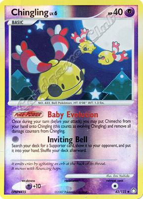 042 / 123 Chingling LV.6 non comune foil reverse (EN) -NEAR MINT-