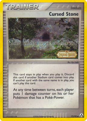 72 / 92 Cursed Stone non comune foil speciale (EN) -NEAR MINT-