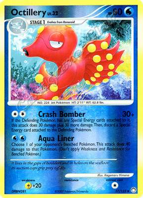 057 / 123 Octillery LV.32 non comune foil reverse (EN) -NEAR MINT-