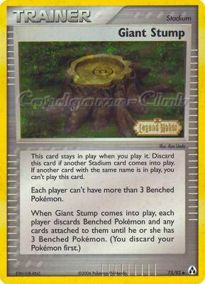75 / 92 Giant Stump non comune foil speciale (EN) -NEAR MINT-