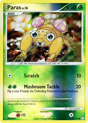 092 / 123 Paras LV.16 comune foil reverse (EN) -NEAR MINT-