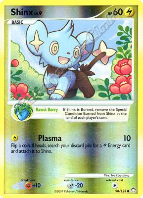 098 / 123 Shinx LV.9 comune foil reverse (EN) -NEAR MINT-