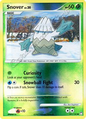 101 / 123 Snover LV.20 comune foil reverse (EN) -NEAR MINT-