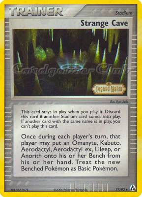 77 / 92 Strange Cave non comune foil speciale (EN) -NEAR MINT-