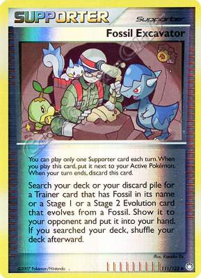 111 / 123 Fossil Excavator non comune foil reverse (EN) -NEAR MINT-