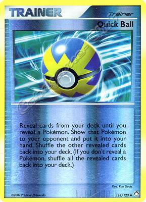 114 / 123 Quick Ball non comune foil reverse (EN) -NEAR MINT-
