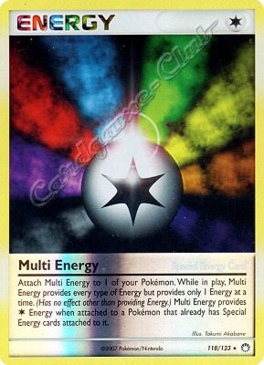 118 / 123 Multi Energy rara foil reverse (EN) -NEAR MINT-