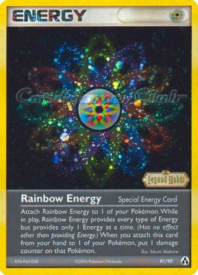 81 / 92 Rainbow Energy rara foil speciale (EN) -NEAR MINT-