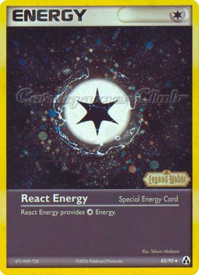 82 / 92 React Energy rara foil speciale (EN) -NEAR MINT-