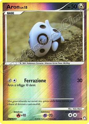 071 / 123 Aron LIV.15 comune foil reverse (IT) -NEAR MINT-