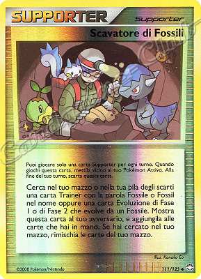 111 / 123 Scavatore di Fossili non comune foil reverse (IT) -NEAR MINT-