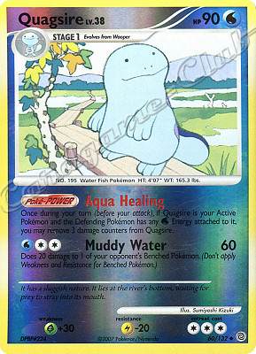 060 / 132 Quagsire LV.38 non comune foil reverse (EN) -NEAR MINT-