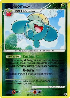 065 / 132 Skiploom LV.20 non comune foil reverse (EN) -NEAR MINT-