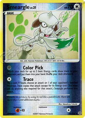 066 / 132 Smeargle LV.31 non comune foil reverse (EN) -NEAR MINT-