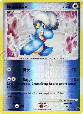 076 / 132 Bagon LV.11 comune foil reverse (EN) -NEAR MINT-