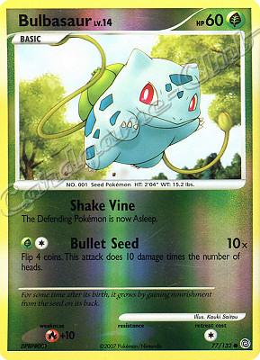077 / 132 Bulbasaur LV.14 comune foil reverse (EN) -NEAR MINT-