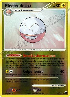 026 / 132 Electrode LIV.42 rara foil reverse (IT) -NEAR MINT-