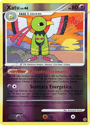 044 / 132 Xatu LIV.44 rara foil reverse (IT) -NEAR MINT-