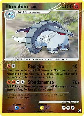 048 / 132 Donphan LIV.48 non comune foil reverse (IT) -NEAR MINT-