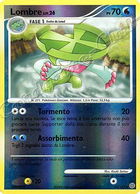 054 / 132 Lombre LIV.26 non comune foil reverse (IT) -NEAR MINT-