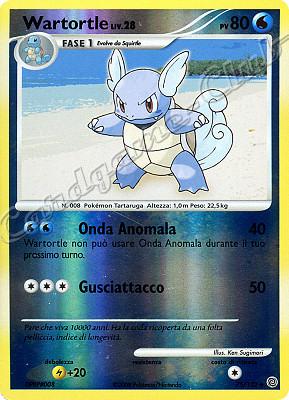 075 / 132 Wartortle LIV.28 non comune foil reverse (IT) -NEAR MINT-