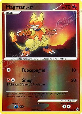 093 / 132 Magmar LIV.27 comune foil reverse (IT) -NEAR MINT-