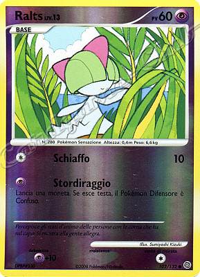 102 / 132 Ralts LIV.13 comune foil reverse (IT) -NEAR MINT-