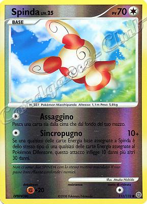 111 / 132 Spinda LIV.25 comune foil reverse (IT) -NEAR MINT-