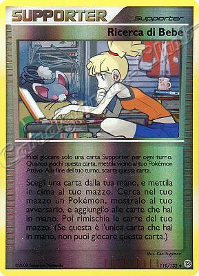 119 / 132 Ricerca di Bebe non comune foil reverse (IT) -NEAR MINT-