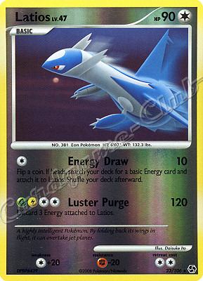 023 / 106 Latios LV.47 rara foil reverse (EN) -NEAR MINT-