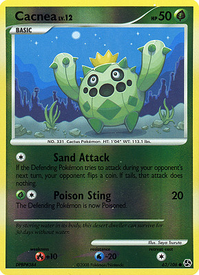 062 / 106 Cacnea LV.12 comune foil reverse (EN) -NEAR MINT-