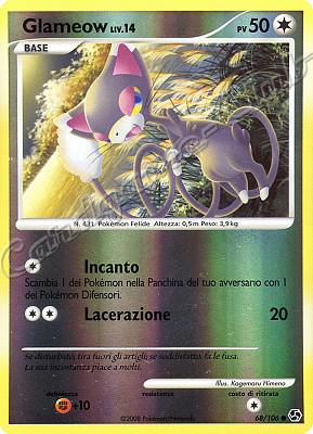 068 / 106 Glameow LIV.14 comune foil reverse (IT) -NEAR MINT-